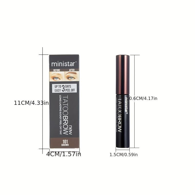 Long Lasting Tattoo Eyebrow Gel Tint Waterproof Transfer Proof - Gray Brown