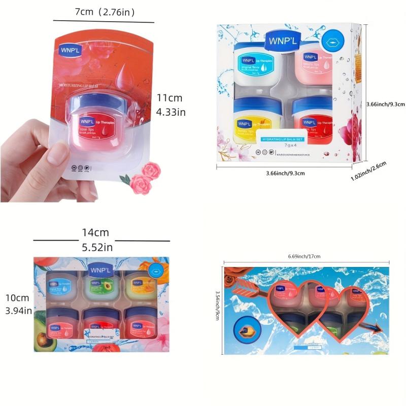 Hydrating Lip Balm Set - Nourishing Lip Care Balm