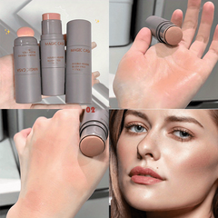 Double Headed Sponge Blush Cream for Lip and Cheek