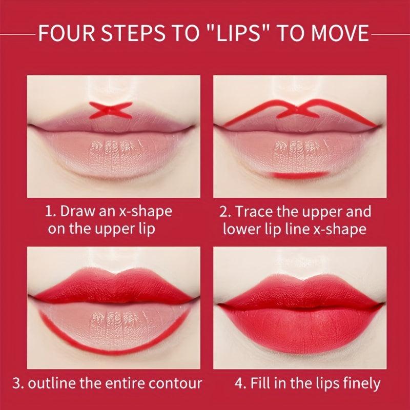 12 Colors Matte Lip Liner Pencil Set Waterproof Long Lasting Velvet Lip Liners