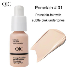 Matte Finish Full Coverage Foundation & Concealer