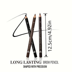 Waterproof Dual Purpose Eyeliner & Eyebrow Pencil Brown Makeup Pencil