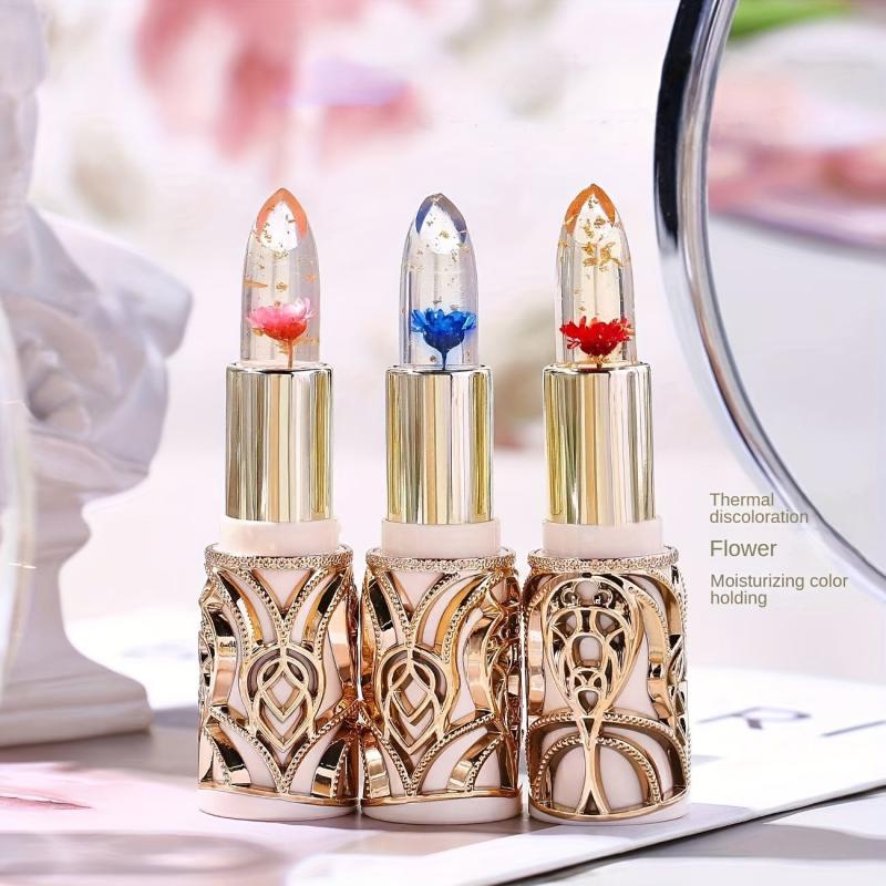 Dried Flowers Jelly Lipstick Moisturizing Long-lasting Lip Balm