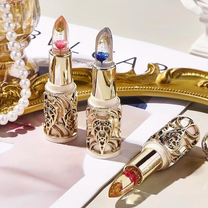 Dried Flowers Jelly Lipstick Moisturizing Long-lasting Lip Balm