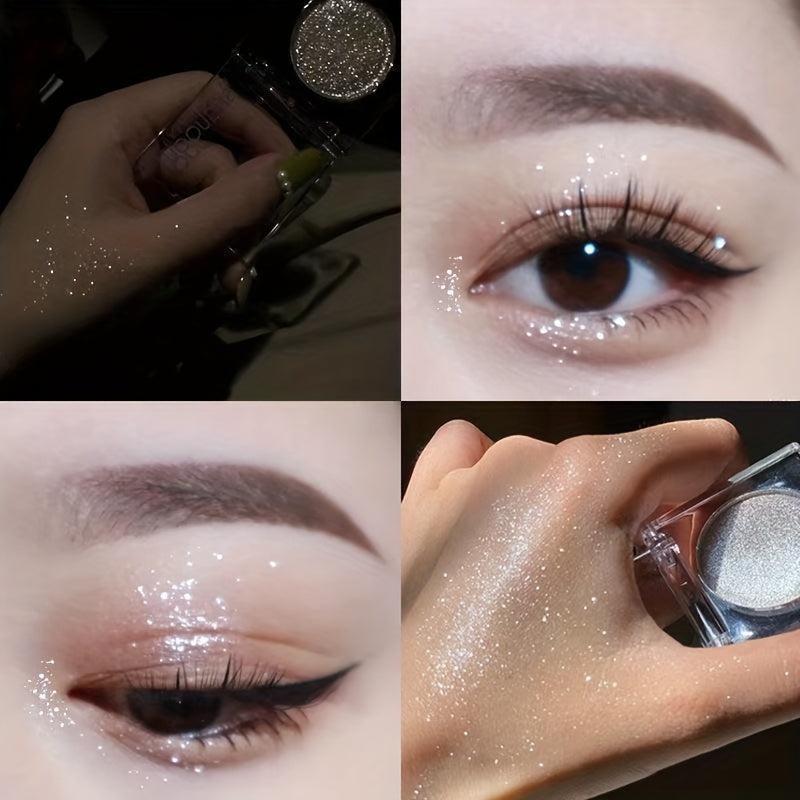 High Gloss Eyeshadow Powder Bright Pearly Shimmer Finish