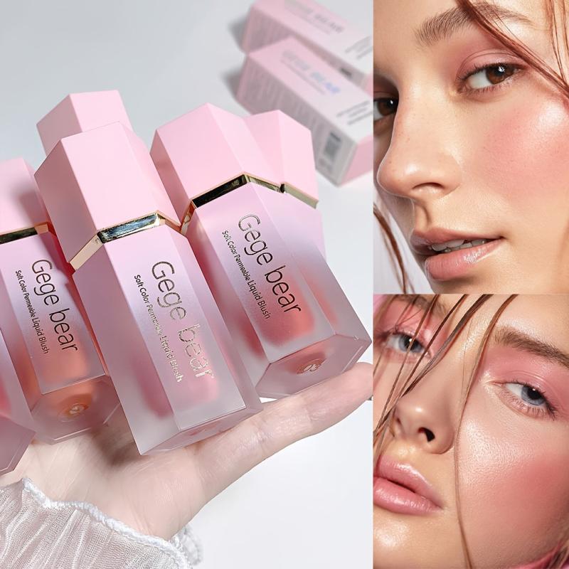 Velvet Matte Blush Liquid 5 Colors - Long Lasting Peachy Natural Beauty
