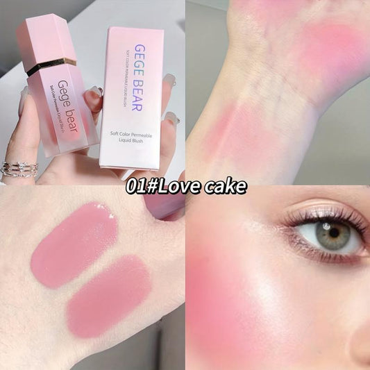 Velvet Matte Blush Liquid 5 Colors - Long Lasting Peachy Natural Beauty