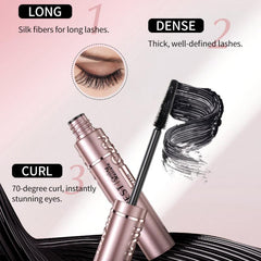 Long Thick Waterproof Mascara - Sweat & Smudge Proof