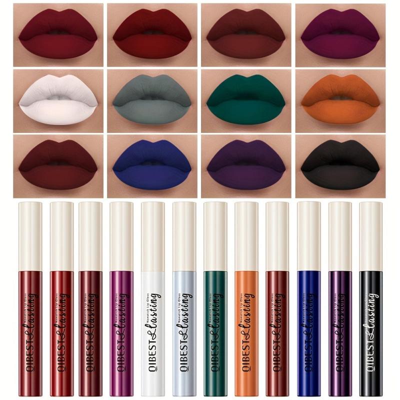 Long Lasting Matte Liquid Lipstick, Waterproof Formula
