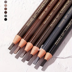 Waterproof Drawstring Eyebrow Pencil - Colorfast Sweat-Proof Makeup Tool