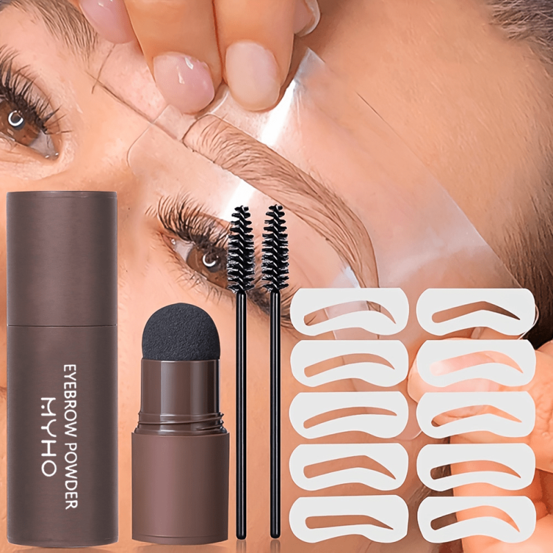 Eyebrow Stamp Stencils Kit for One Step Brows