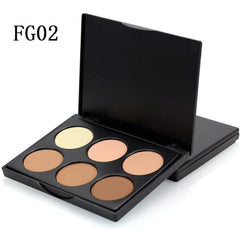 6-Color Face Powder Highlighter Palette