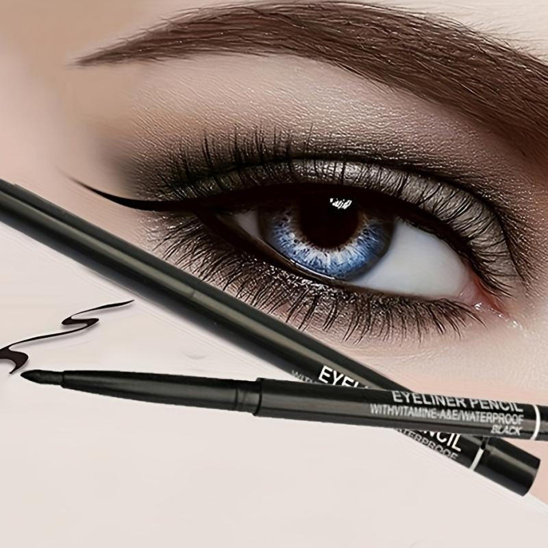 Dual Ended Eyeliner & Eyebrow Pencil Waterproof Smudge Proof Makeup