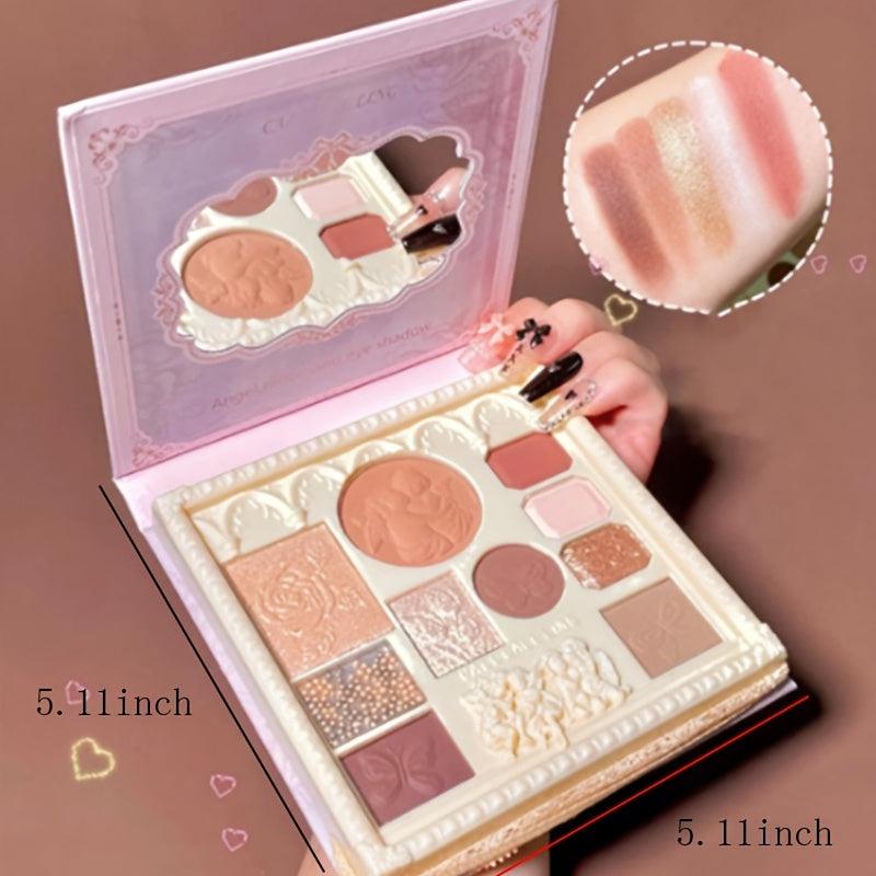 Anime Eyeshadow Palette with Mirror & Hypoallergenic Formula