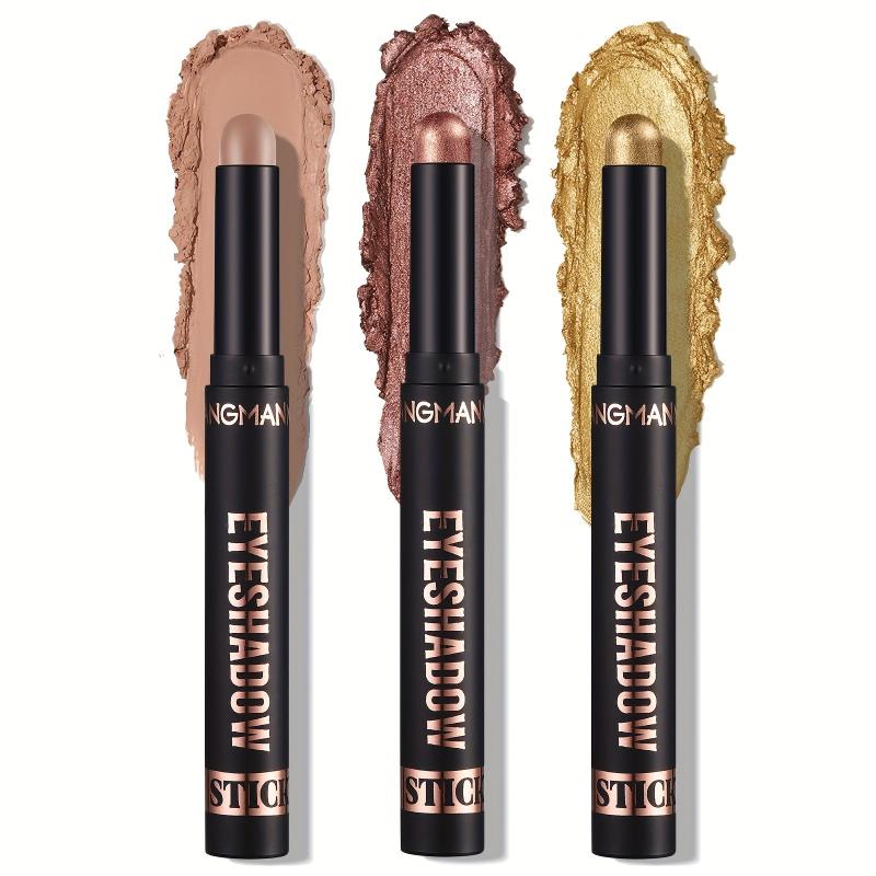 8 Colors Eyeshadow Stick Pearly Matte Finish Waterproof