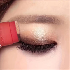 Pearly Two Tone Eyeshadow Palette Fast Makeup Durable Waterproof Gradient