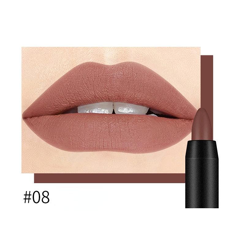 Nude Beige Matte Lipstick & Chestnut Brown Lip Liner Set