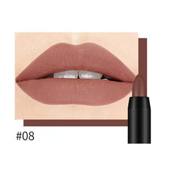Nude Beige Matte Lipstick & Chestnut Brown Lip Liner Set