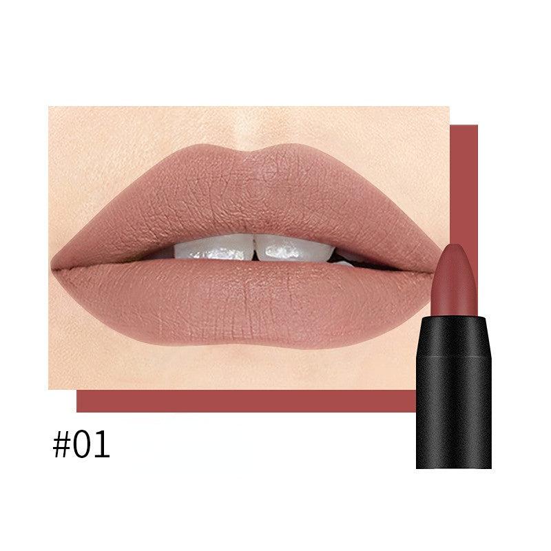 Nude Beige Matte Lipstick & Chestnut Brown Lip Liner Set