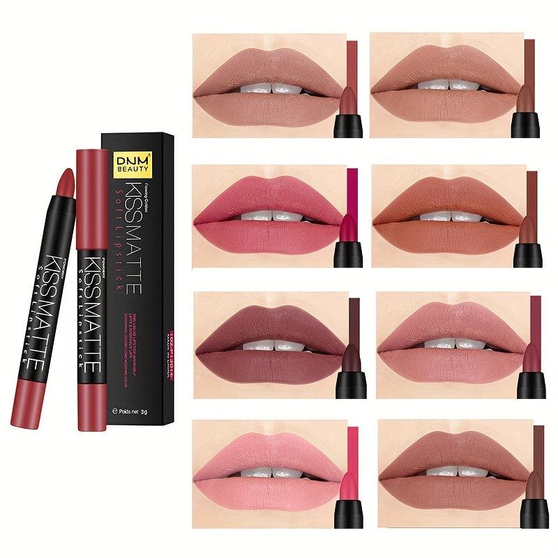 Nude Beige Matte Lipstick & Chestnut Brown Lip Liner Set