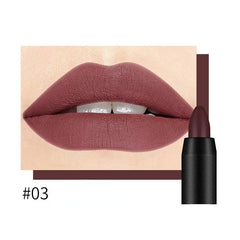 Nude Beige Matte Lipstick & Chestnut Brown Lip Liner Set