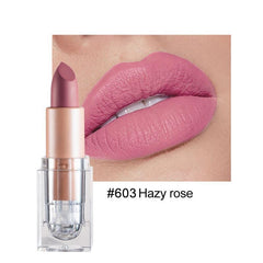 Long Lasting Matte Lipstick in 12 Colors Nude Bean Sand Powder