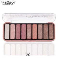 Pearly & Glitter Eyeshadow Palette for Brightening Eyes