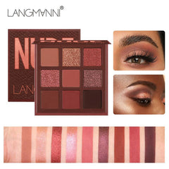 High Pigmented Eyeshadow Palette Matte Shimmer Glitter Waterproof Long Lasting