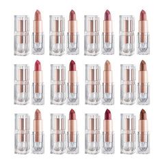 12 Colors Natural Matte Lipstick Long Lasting