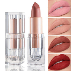 12 Colors Natural Matte Lipstick Long Lasting