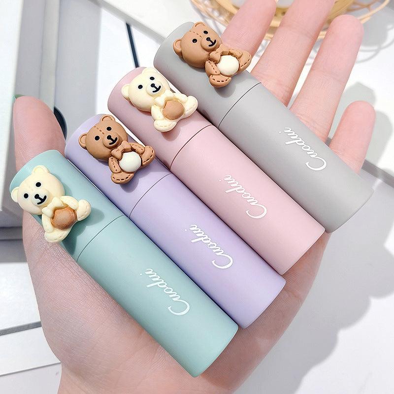 Bear Packed Velvet Matte Lipstick Blush Soft Matte Waterproof Lip Gloss