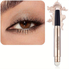Long Lasting Matte & Shimmer Eyeshadow Pencil With Sponge Head