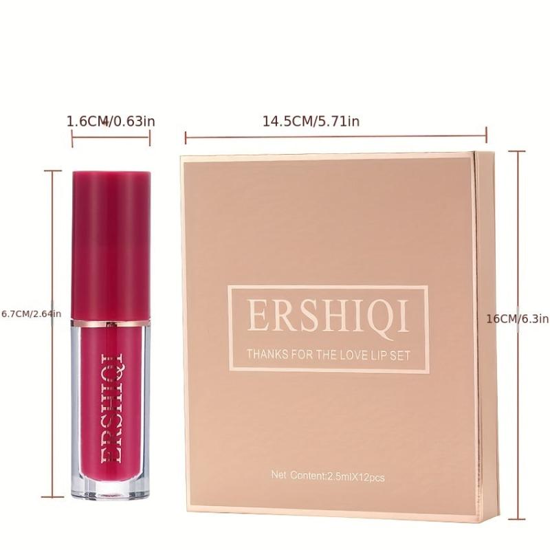 Moisturizing Lipstick Velvet Matte Glossy Red Lip Gloss