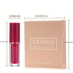 Moisturizing Lipstick Velvet Matte Glossy Red Lip Gloss