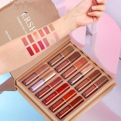 Moisturizing Lipstick Velvet Matte Glossy Red Lip Gloss