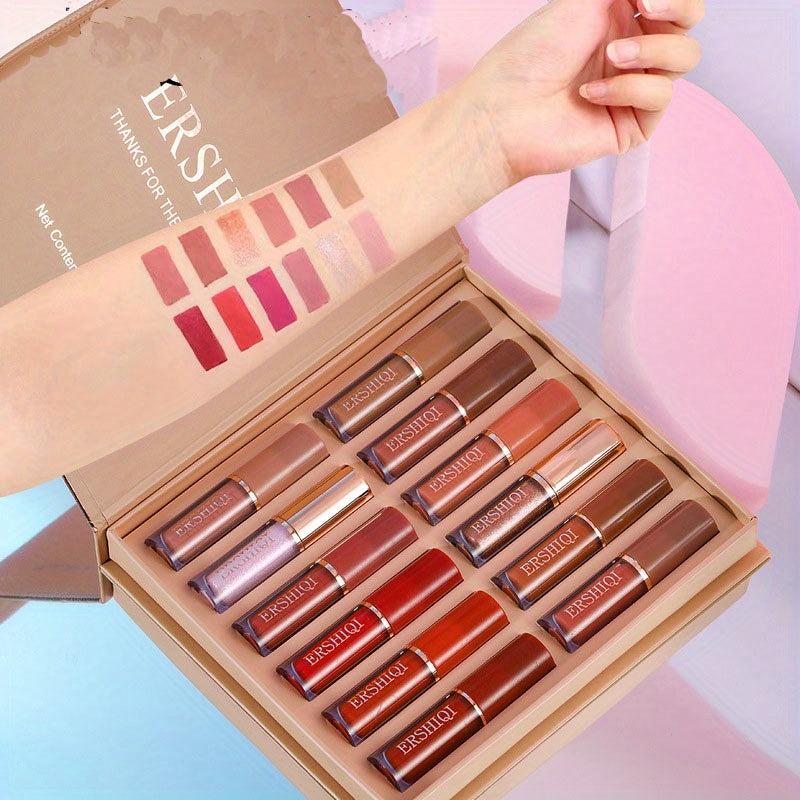 Moisturizing Lipstick Velvet Matte Glossy Red Lip Gloss