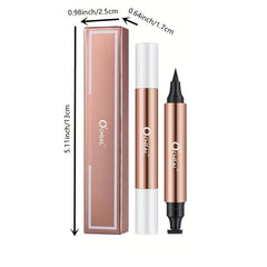 1pc 5 08cm Eyeliner Stamp Pencil Waterproof Double-ended Liquid Eye Liner Pen