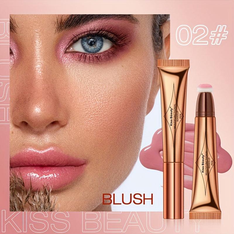 3-in-1 Makeup Pen: Glitter Contouring Highlight Blush & Moisturizing Cream