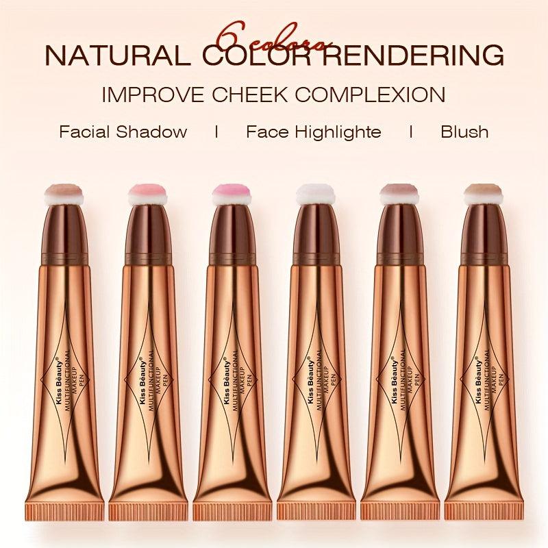 3-in-1 Makeup Pen: Glitter Contouring Highlight Blush & Moisturizing Cream