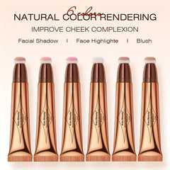 3-in-1 Makeup Pen: Glitter Contouring Highlight Blush & Moisturizing Cream