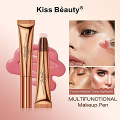 3-in-1 Makeup Pen: Glitter Contouring Highlight Blush & Moisturizing Cream