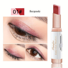Pearly Eyeshadow Stick Velvet Texture Gradient 2 Colors Eyeshadow Pen