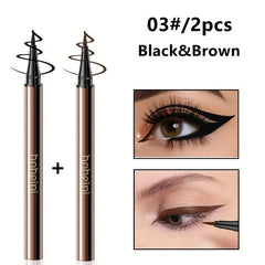 3 Colors Eyeshadow Eyeliner Pen Waterproof Fast Drying
