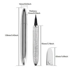 Magic Eyeliner Pen Fast Drying Self Adhesive Waterproof High Pigmented Eyeliner