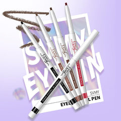 Waterproof Brown Eyeliner Gel Pencil High Pigment Matte Lasting Eye Makeup