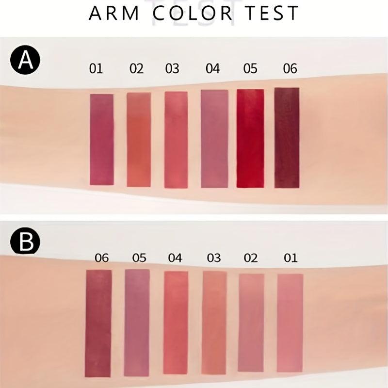 6 Pcs Waterproof Lipstick Set Long Lasting Moisture for Women