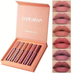 6 Pcs Waterproof Lipstick Set Long Lasting Moisture for Women