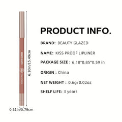Matte Lip Liner Long-Lasting Waterproof Pencil for Natural Makeup