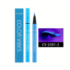 8 Colors Liquid Eyeliner Set Matte Colored UV Glow Neon Eyeliners Pen