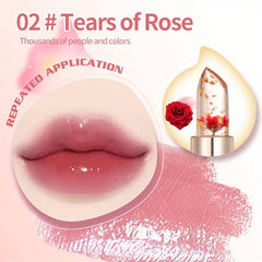 Long Lasting Jelly Lipstick Moisturizing Nourishing Lip Line Temperature Control